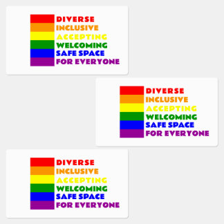 Sticker pour espace sécurisé LGBTQ+