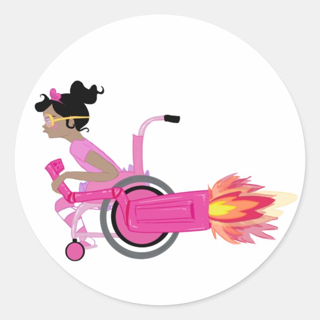 Sticker pour fauteuil roulant (Devant)