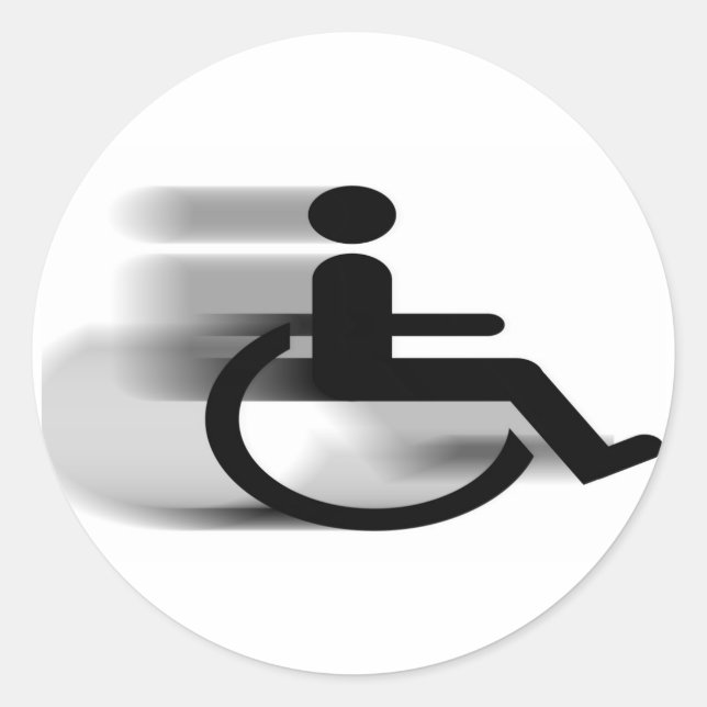 Sticker pour fauteuil roulant (Devant)