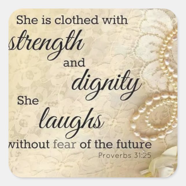 Sticker pour femme forte (Devant)