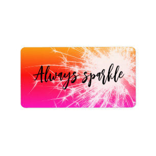 Sticker pour feux d'artifice toujours étincelant -