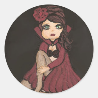 Sticker pour fille à croûte quantum Red Cape