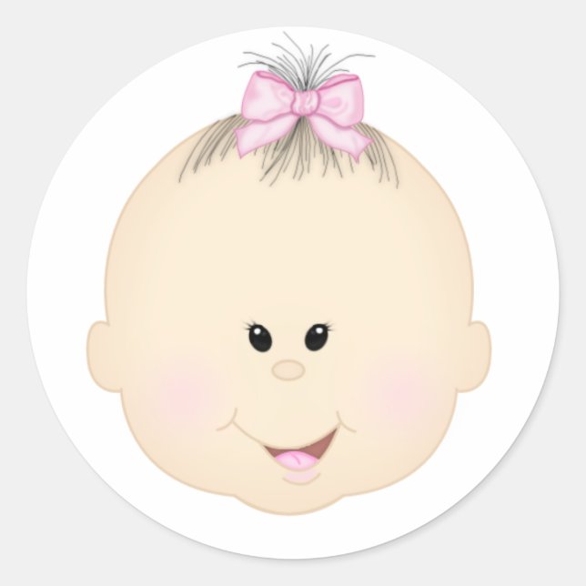 Sticker pour fille d'anniversaire (Devant)