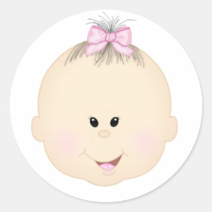 Sticker pour fille d'anniversaire