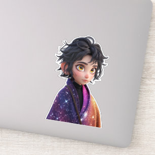 Sticker pour fille Kawaii Anime   Cute Galaxy