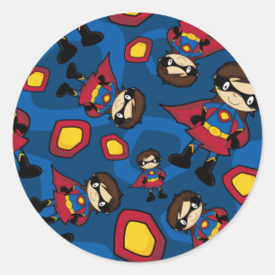 Sticker pour fille Superhero
