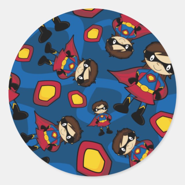 Sticker pour fille Superhero (Devant)