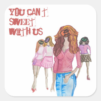 Sticker pour filles Jelly Bean