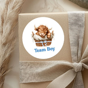 Sticker pour garçon Preppy Bull ou Heifer Team