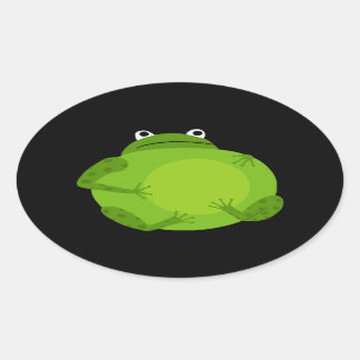 Sticker pour grenouille grasse