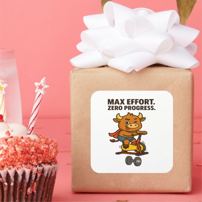 Sticker pour Humour de salle de sport Bullio - Gag (Fête)