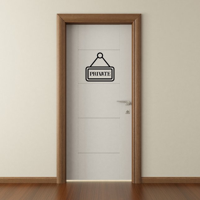 Sticker pour indicateur privé visible (Créateur téléchargé)