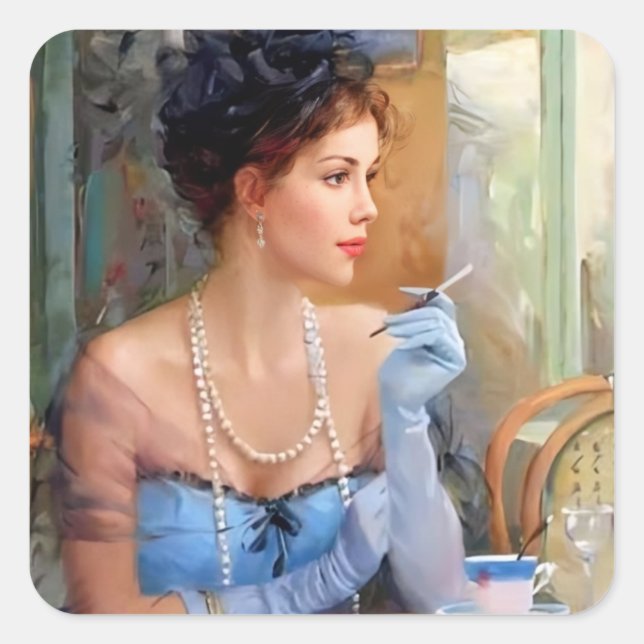 Sticker pour la dame douce (Devant)