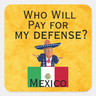 Sticker pour la défense de Trump