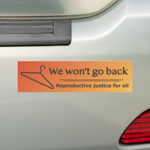 Sticker pour la justice de reproduction (orange)