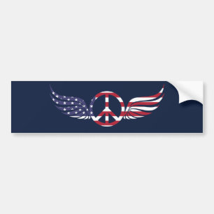 Sticker pour la paix en Amérique