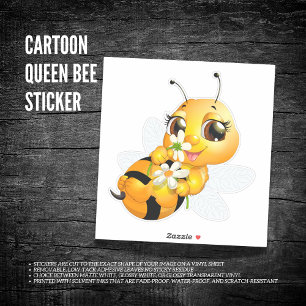 Sticker pour la reine d'abeille