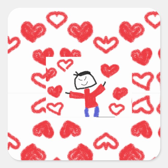 Sticker pour la Saint Valentin de champignons (Devant)