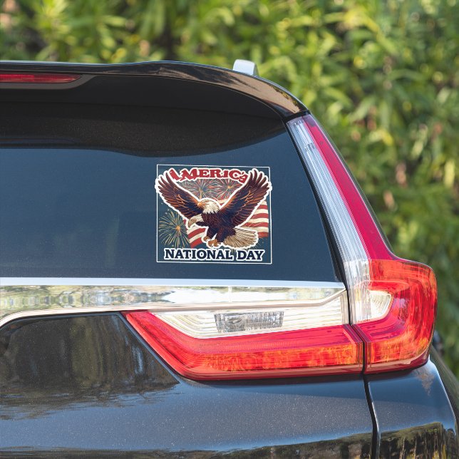 Sticker pour l'aigle à tête blanche (Côté voiture)