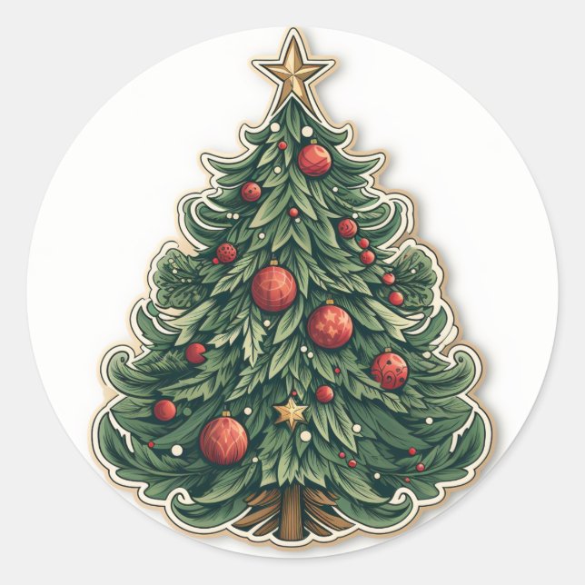 Sticker pour l'arbre de Noël (Devant)