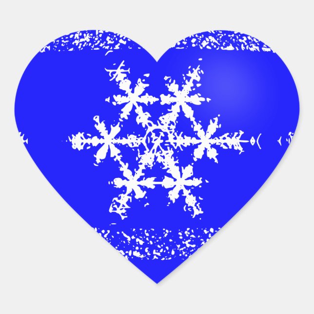 Sticker pour le coeur de la neige (Devant)