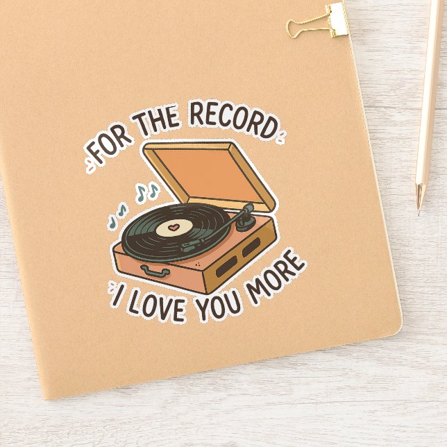 Sticker Pour le compte rendu : Je t'aime plus 💖 (Carnet)