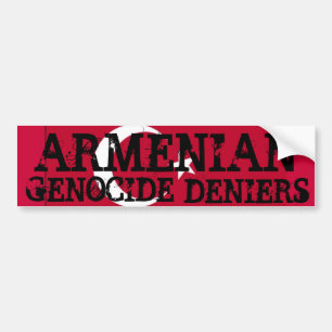 Sticker pour le génocide arménien Deniers Bumper