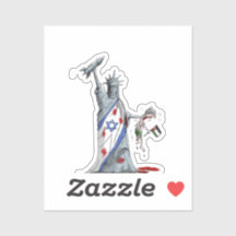 Sticker pour le génocide d'Israël aux États-Unis l