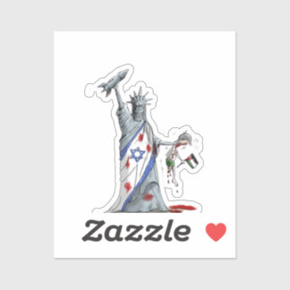 Sticker pour le génocide d'Israël aux États-Unis l