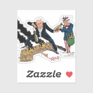 Sticker pour le génocide d'Israël et des États-Uni