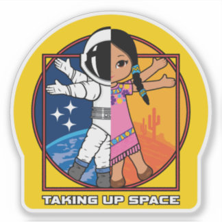 Sticker pour le logo de l'espace