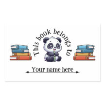 Sticker pour le nom du livre scolaire
