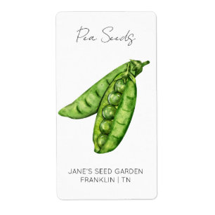 Sticker pour le paquet de semences   Étiquette de 