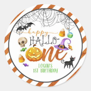 Sticker pour le premier anniversaire d'Halloween -
