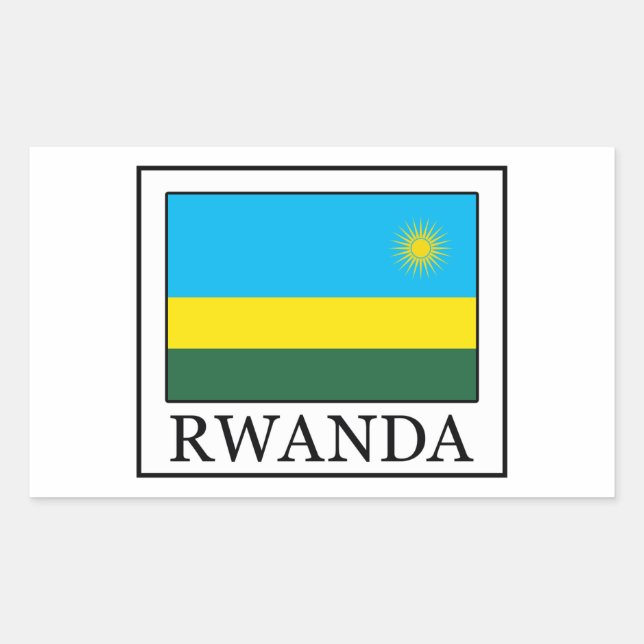 sticker pour le Rwanda (Devant)