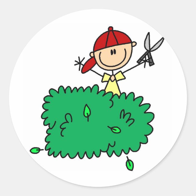 Sticker pour le travail de jardin (Devant)