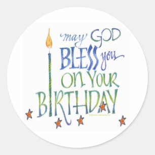 Sticker pour les Bénédictions d'anniversaire