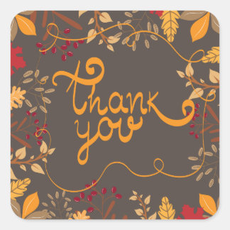 Sticker pour les cadeaux Thanksgiving enveloppant