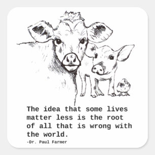 Sticker pour les droits des animaux