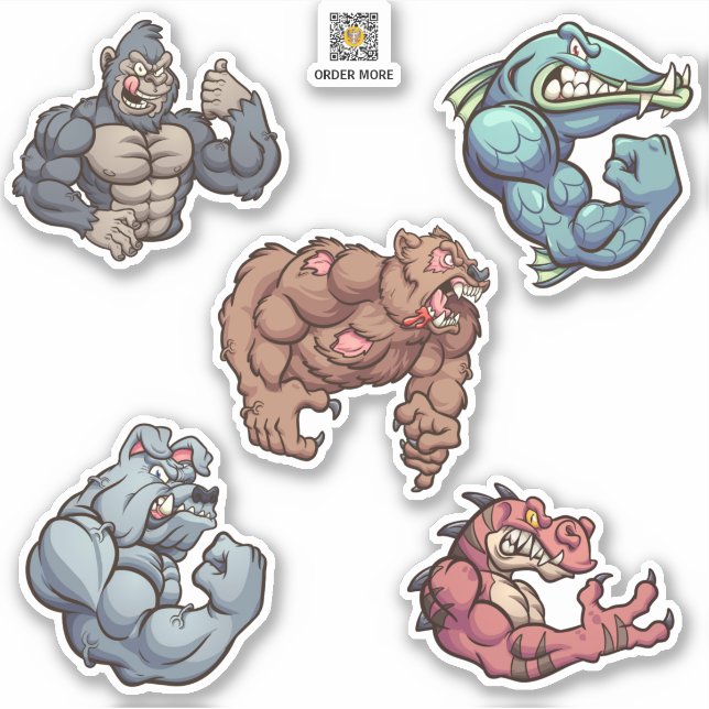 Sticker pour les gars robustes (Devant)