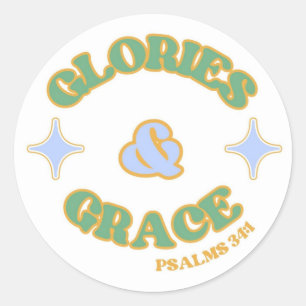 Sticker pour les gloires et grâce, Sticker pour le