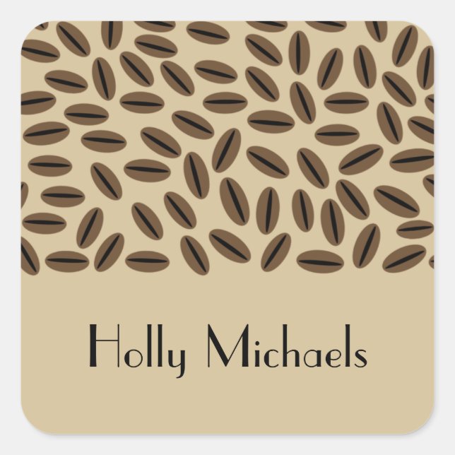 Sticker pour les haricots de café (Devant)