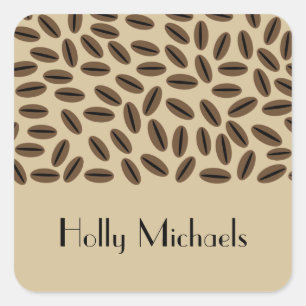 Sticker pour les haricots de café