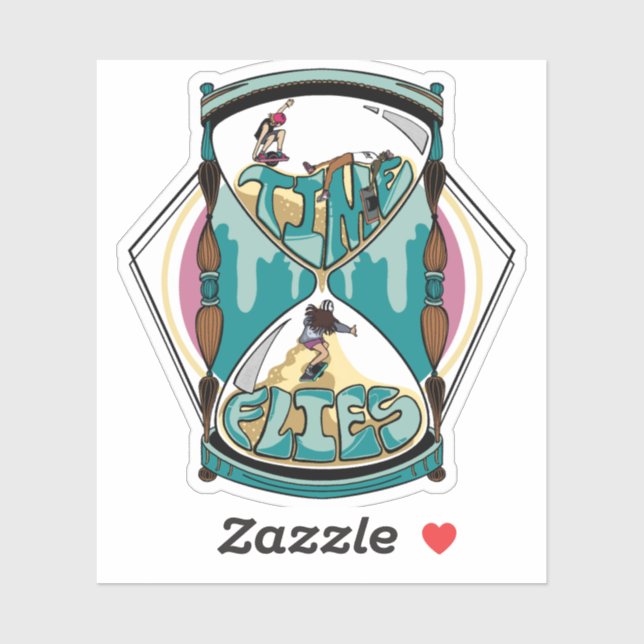 Sticker pour les mouches du temps (Feuille)