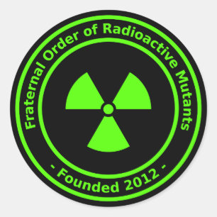 Sticker pour les mutants radioactifs