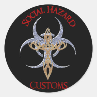 Sticker pour les risques sociaux