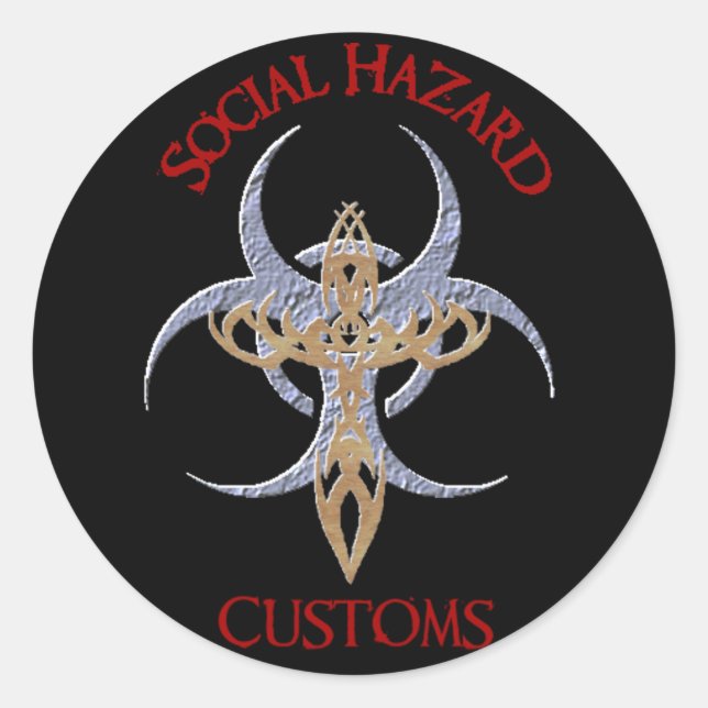 Sticker pour les risques sociaux (Devant)