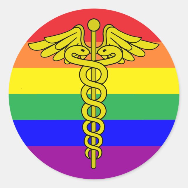 Sticker pour les soins de santé LGBTQ (Devant)