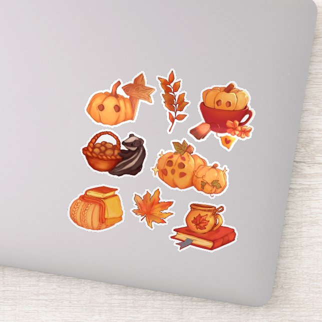 Sticker pour les vibrations d'automne (Détail)