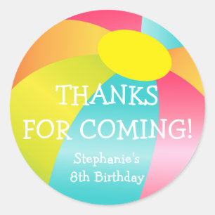 Sticker pour l'été du Beach Ball